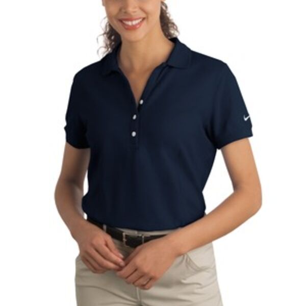Nike Golf - Ladies Pique Knit Polo. 297995 Thumbnail