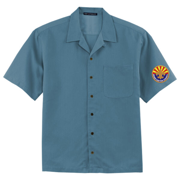 Port Authority Just Right Easy Care Camp Shirt. Thumbnail