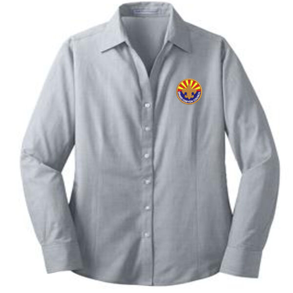 Ladies Crosshatch Easy Care Shirt Thumbnail